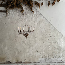 Load image into Gallery viewer, Rustic French 6-Arm Candle Chandelier