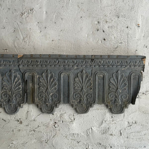 Early 19th Century French Zinc Chateau Frieze