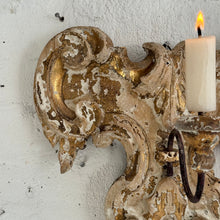 Load image into Gallery viewer, Early 19th Century Italian Candle Appliqué