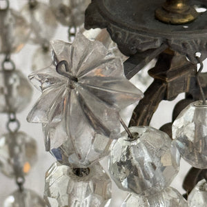 19th Century French 6-arm candle chandelier