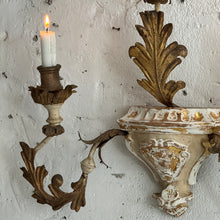 Load image into Gallery viewer, Late 19th Century French Candle Appliqué