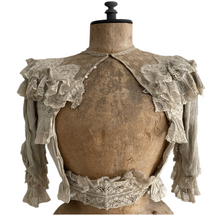 Load image into Gallery viewer, 19th Century French Lace Caraco/Bodice