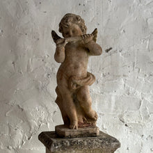 Load image into Gallery viewer, Late 19th Century French Putti Statue On Plinth