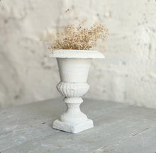 Load image into Gallery viewer, French Urn With Dried White Gypsophila