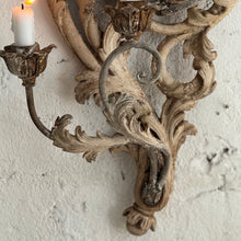 Load image into Gallery viewer, Late 19th Century French Candle Appliqué