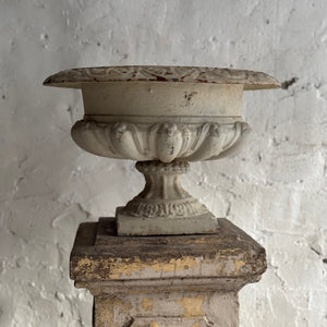 19th Century French Cast Iron Urn