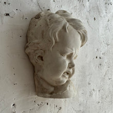 Load image into Gallery viewer, Late 19th Century French Plaster Putti Head