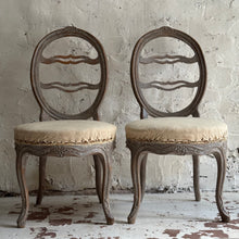 Load image into Gallery viewer, Pair Of 19th Century Gustavian Chairs