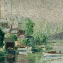 Load image into Gallery viewer, Mid-20th Century Impressionist River Landscape, Signed