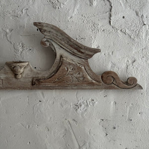 Late 19th Century French Wooden Pediment