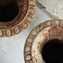 Load image into Gallery viewer, Pair Of Large Early 19th Century French Cast Iron Urns