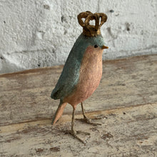 Load image into Gallery viewer, Handmade Crowned Bird Sculpture by a Parisian Artist