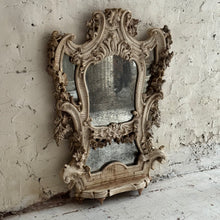 Load image into Gallery viewer, Late 18th Century Italian Rococo carved mirror