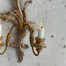 Load image into Gallery viewer, Late 19th Century French Candle Appliqué