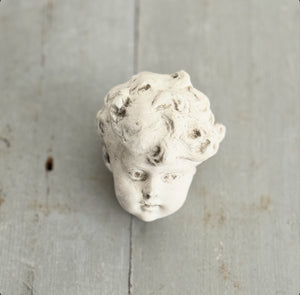 19th Century French Plâtre Putto Head