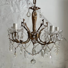 Load image into Gallery viewer, Late 19th century French 5-arm electric chandelier