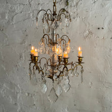 Load image into Gallery viewer, Late 19th Century French 5-Arm Candle Chandelier