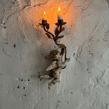 Load image into Gallery viewer, Early 19th Century French Wooden Putti Candelabra