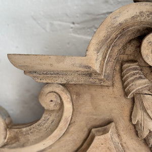 Late 19th Century French Wooden Pediment