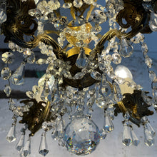 Load image into Gallery viewer, Late 19th Century French 4-Arm Electric Chandelier