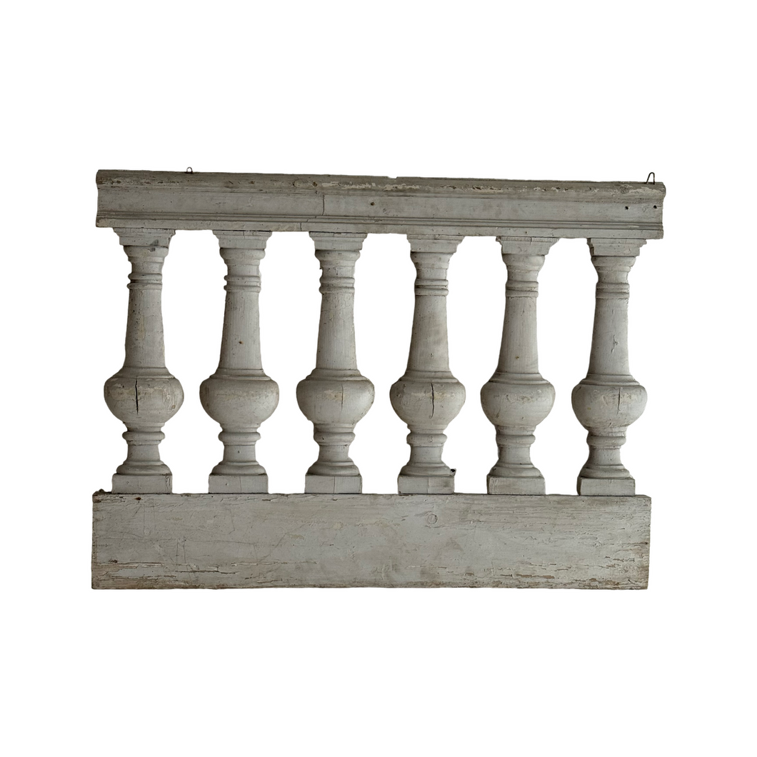 Early 19th Century French Wooden Balustrades