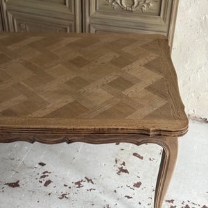 Late 19th Century French Parquetry Dining Table