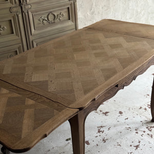 Late 19th Century French Parquetry Dining Table