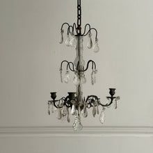 Load image into Gallery viewer, Late 19th Century French 3-Arm Candle Chandelier