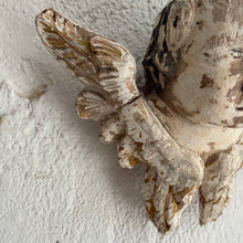 Load image into Gallery viewer, 19th Century French Carved Polychrome Cherub Wall Fragment