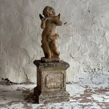 Load image into Gallery viewer, Late 19th Century French Putti Statue On Plinth