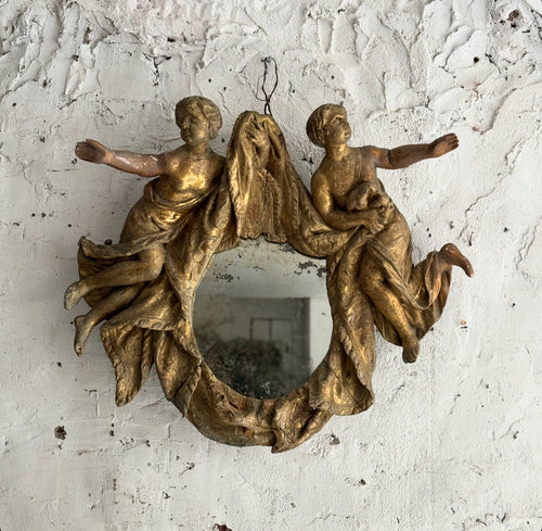 Early 18th Century French Gilt wood Mirror