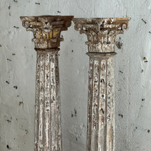 Load image into Gallery viewer, Pair of 18th Century French Carved Corinthian Columns