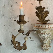 Load image into Gallery viewer, Late 19th Century French Candle Appliqué