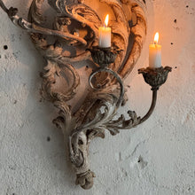 Load image into Gallery viewer, Late 19th Century French Candle Appliqué
