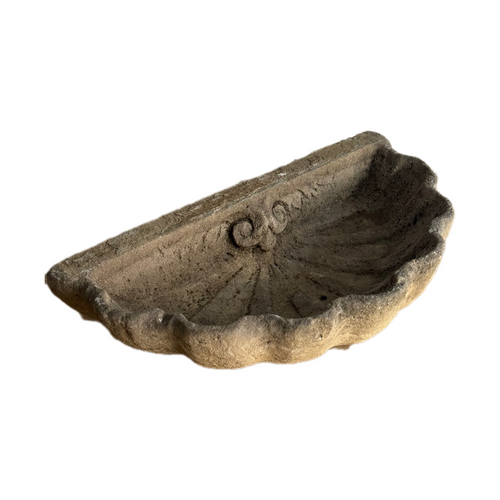 Late 19th Century French Stone Shell