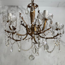 Load image into Gallery viewer, Late 19th century French 5-arm electric chandelier