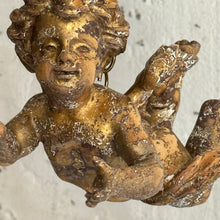 Load image into Gallery viewer, Late 19th Century French Wooden Flying Putto