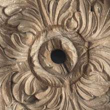 Load image into Gallery viewer, Late 19th Century French Wooden Ceiling Rose