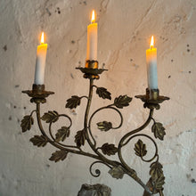 Load image into Gallery viewer, Early 19th Century Italian Wooden Putti Candelabra