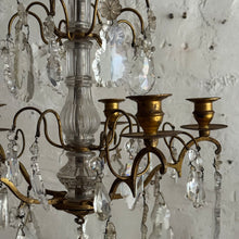 Load image into Gallery viewer, Late 19th Century French 5-Arm Candle Chandelier