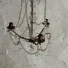 Load image into Gallery viewer, Late 19th Century French 3-Arm Candle Chandelier