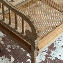 Load image into Gallery viewer, Late 19th Century French Cane Bench