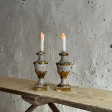 Load image into Gallery viewer, Pair Of 19th Century French Altar Candle Stands