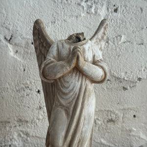 Early 19th Century French Wooden Angel