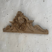 Load image into Gallery viewer, Late 19th Century French Wooden Pediment