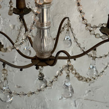 Load image into Gallery viewer, Late 19th Century French 3-Arm Candle Chandelier