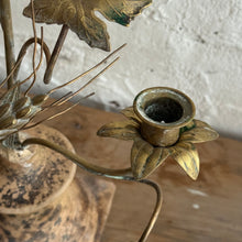 Load image into Gallery viewer, Early 19th Century French Terracotta/Brass Candelabra