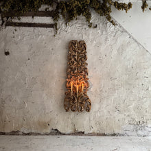 Load image into Gallery viewer, Late 18th Century Italian Wooden Candle Appliqué