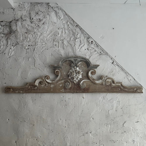 19th Century French Wooden Pediment