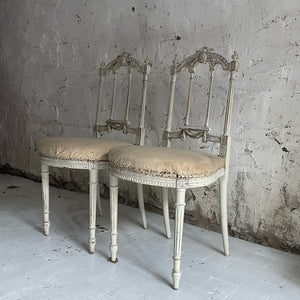 Pair Of 19th Century French Bedroom Chairs